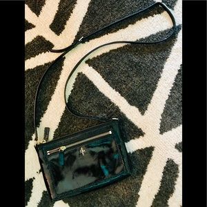 Cole Haan Patent Leather Crossbody Bag Black